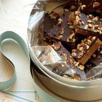 Salted Chocolate-Pecan Toffee Recipe | MyRecipes image