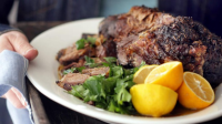 Slow-cooked Greek lamb Recipe | Good Food image