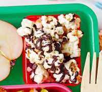 Chocolate-drizzled popcorn recipe | BBC Good Food image