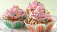 Cereal Cupcakes Recipe - BettyCrocker.com image