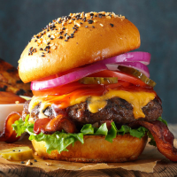 Barbecued Burgers Recipe: How to Make It image