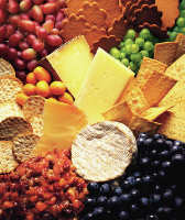 Cheese Platter With Dried Fruit Compote Recipe | Real Simple image