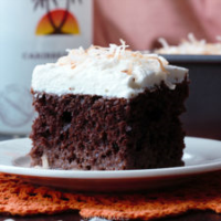 Chocolate Coconut Malibu Rum Cake | URBAN BAKES image