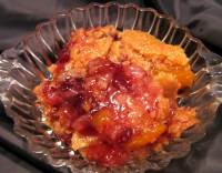 Thanksgiving Cranberry Peach Cobbler Recipe - Dessert.Food.com image