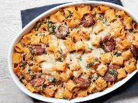 Creamy Spinach and Pepperoni Baked Pasta Recipe | Food ... image