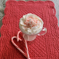 Peppermint White Hot Chocolate | Allrecipes image