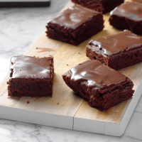 CHOCOLATE DRIZZLE FOR BROWNIES RECIPES