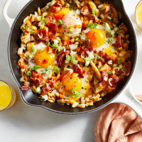 Egg, Hash Brown & Bacon Breakfast Skillet Recipe | EatingWell image