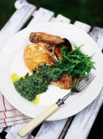 Pesto Chicken Recipe | Chicken Recipes - Jamie Oliver image