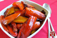Sweet and sour peppers is a Side dishes by My Italian Recipes image