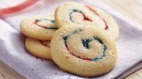 Red, White and Blue Cookies Recipe - BettyCrocker.com image