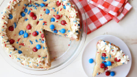 Red, White and Blue Sugar Cookie Pie Recipe - BettyCrocker.com image