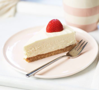 White chocolate cheesecake recipe | BBC Good Food image