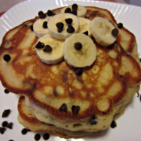 Banana Chocolate Chip Pancakes Recipe | Allrecipes image