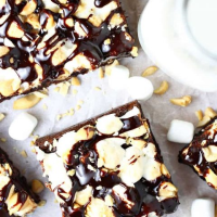 Rocky Road Brownies — Let's Dish Recipes image