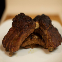 Korean-Style Braised (Slow Cooker) Baby Back Ribs Recipe ... image