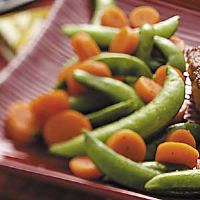 Carrots with Sugar Snap Peas Recipe: How to Make It image