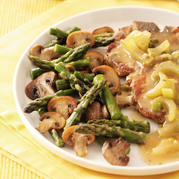 Asparagus with Mushrooms Recipe: How to Make It image