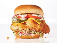 Sweet and Tangy Tilapia Fish Sandwich | Hy-Vee image