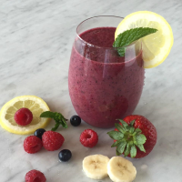 Very Berry Tea Smoothie | Allrecipes image