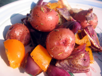 Roasted Potatoes and Peppers Recipe - Food.com image
