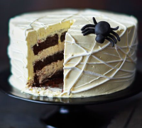 Spider's web cake recipe | BBC Good Food image