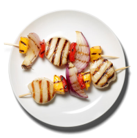 Scallops and Mango Skewers Recipe - NYT Cooking image