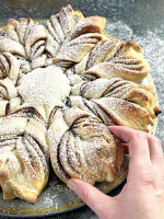 Star Bread (AKA Snowflake Bread) | Just A Pinch Recipes image