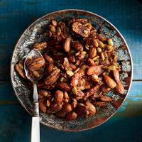 Brown Sugar-Spiced Nut Mix Recipe | MyRecipes image