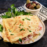 Ham and Cheese Crepes Recipe | Allrecipes image