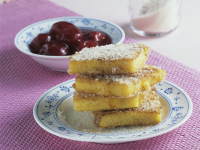 Sweet Polenta Cakes recipe | Eat Smarter USA image