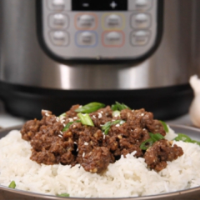 INSTANT POT KOREAN BEEF AND RICE RECIPES