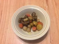 Roasted Rainbow Carrots with Mushrooms and Potatoes Recipe ... image