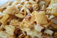 Golden Graham Chex Mix - A Sweet and Sticky Irresistible Treat image