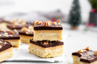 Bourbon Caramel Pecan Bars - Recipes | Go Bold With Butter image