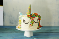 Unicorn Cake Recipe | MyRecipes image