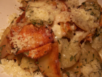 Fried Potatoes With Cheese and Herbs Recipe - Food.com image