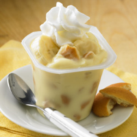 Banana Cream Pie Pudding Cup | Ready Set Eat image