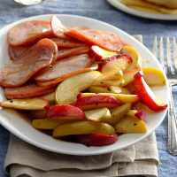 Canadian Bacon with Apples Recipe: How to Make It image