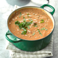 Creamy Herbed Tomato Soup Recipe: How to Make It image