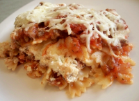 Lasagna Style Bow-Tie Pasta Recipe - Italian.Food.com image