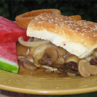 Mushroom and Swiss Burger Recipe | Allrecipes image