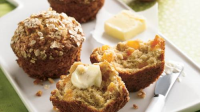 Apricot-Oatmeal Muffins Recipe - BettyCrocker.com image