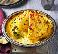 Whole baked cauliflower cheese recipe | BBC Good Food image