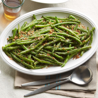 Green Beans with Parmesan-Garlic Breadcrumbs Recipe ... image