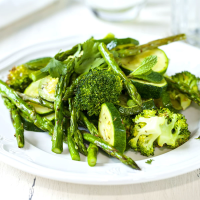 Roasted Zucchini and Asparagus - Jamie Geller image