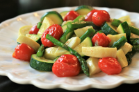 Roasted Asparagus, Zucchini, and Tomatoes Recipe | Allrecipes image