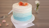 Blue Ombre Cake Recipe | Easy Cake Recipe | Betty Crocker image