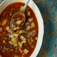 Hungarian Beef-and-Potato Soup Recipe - Quick From Scratch ... image