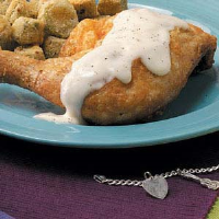 Chicken with Country Gravy Recipe: How to Make It image